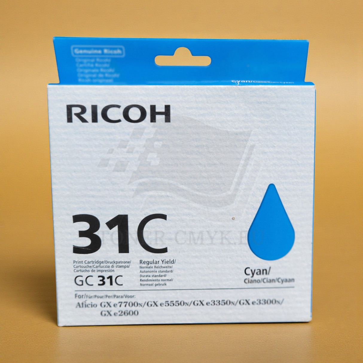 'Original Ricoh Toner Cyan 405689 Lainer GX e 3300N, Lainer GX e 3350N NEU OVP