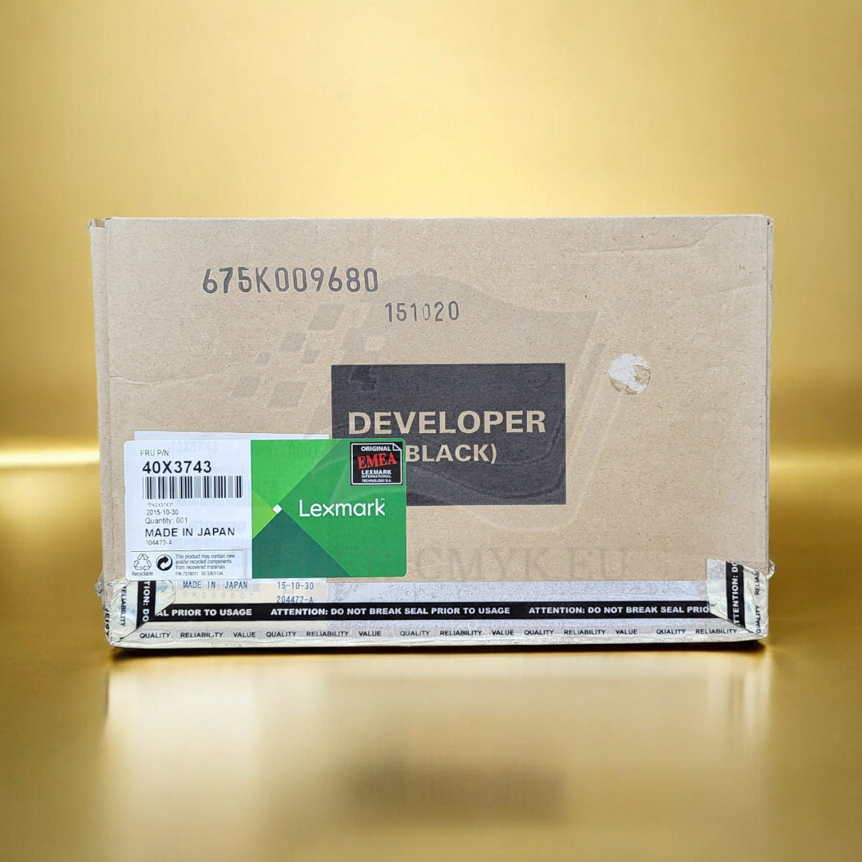 Original Lexmark Black Developer 40X3743 for C935dn C935dtn C935dttn C935hdn