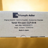 Originální TONEROVÁ SADA Triumph Adler CYAN 4431610111 pro CLP 4316 CLP 4316MFP NOVINKA