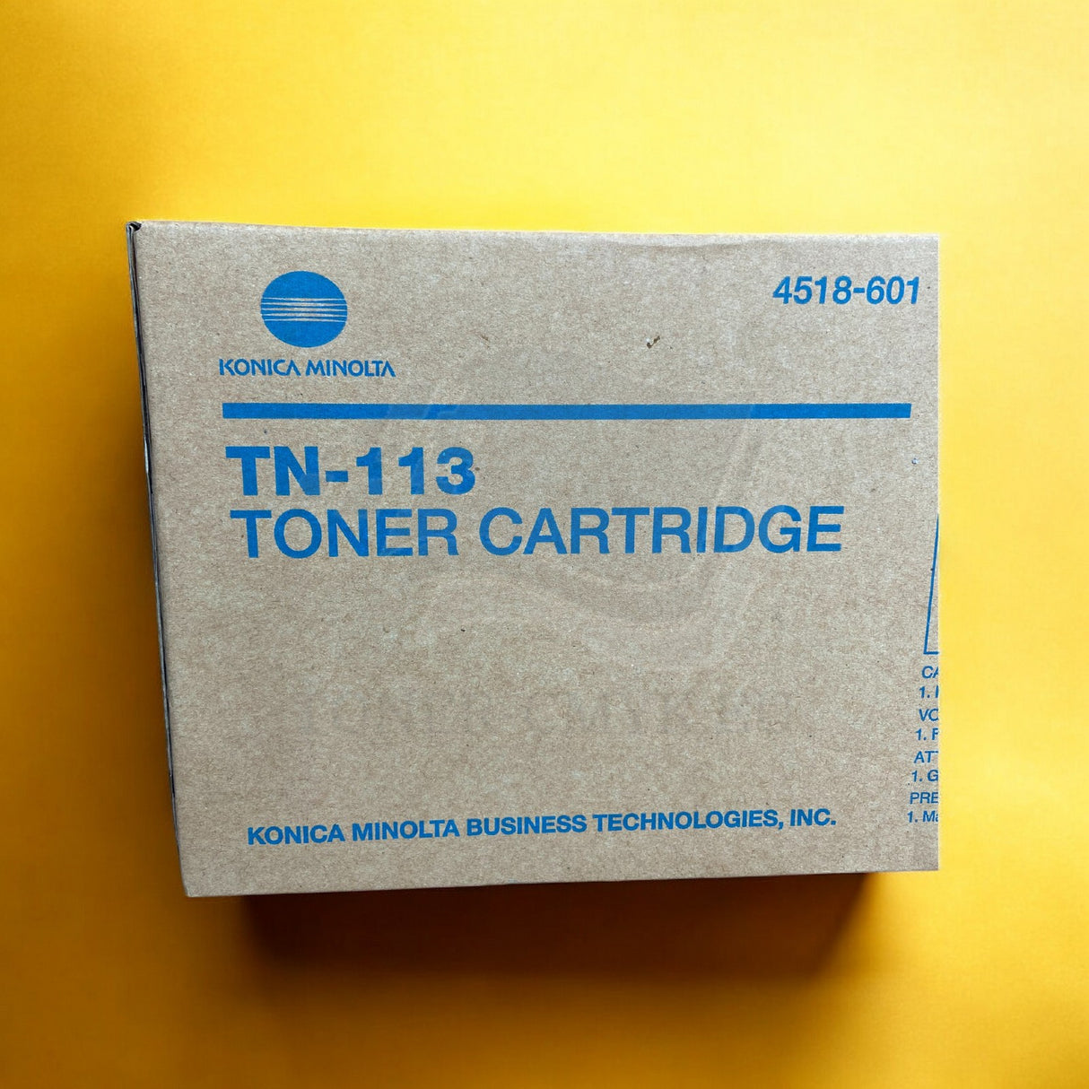 "Original Konica Minolta TN113 4518-601 Bizhub 160/DI1610 Toner Black Neu OVP