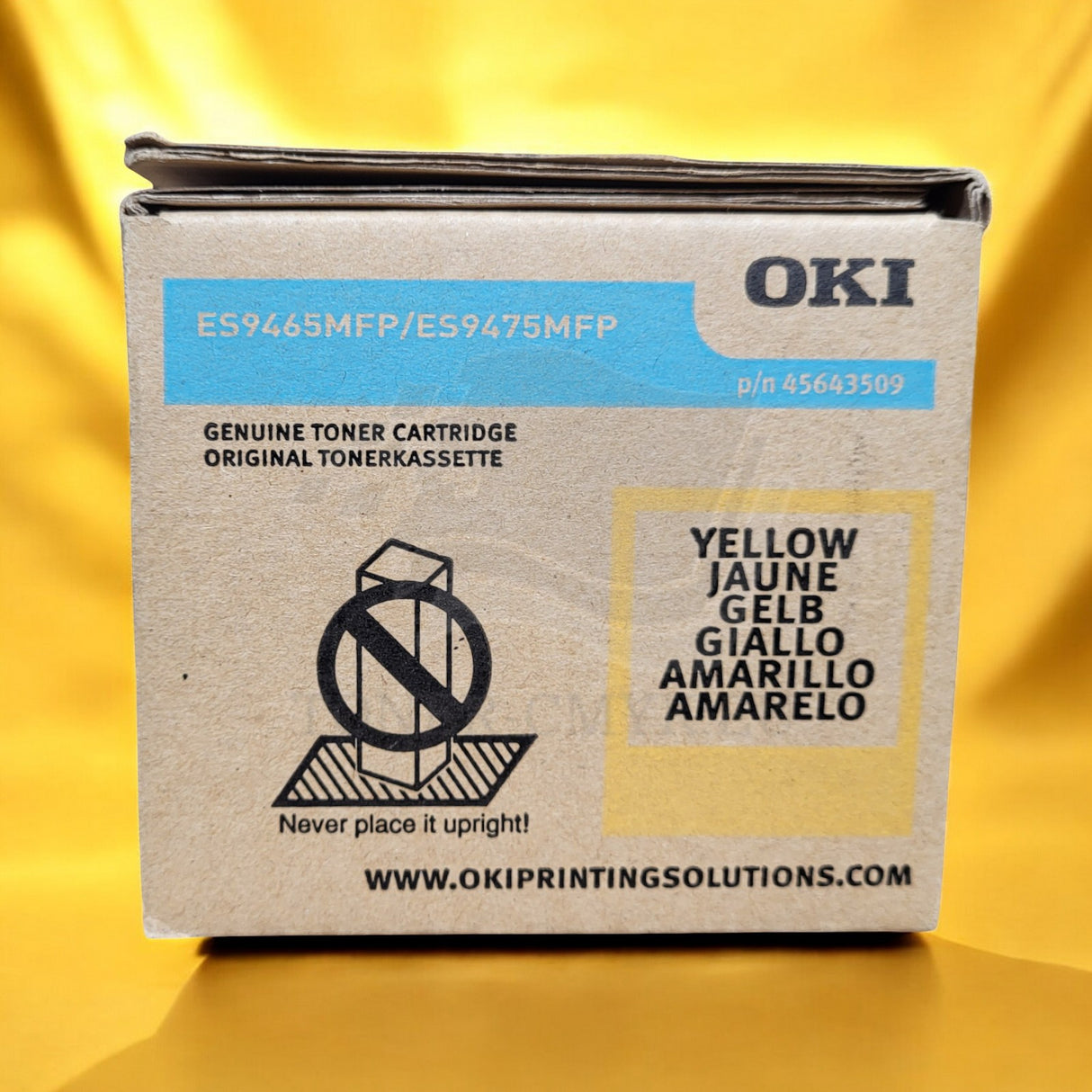 "Originální OKI žlutý toner 45643509 pro ES 9465 9475 MFP NEW OVP