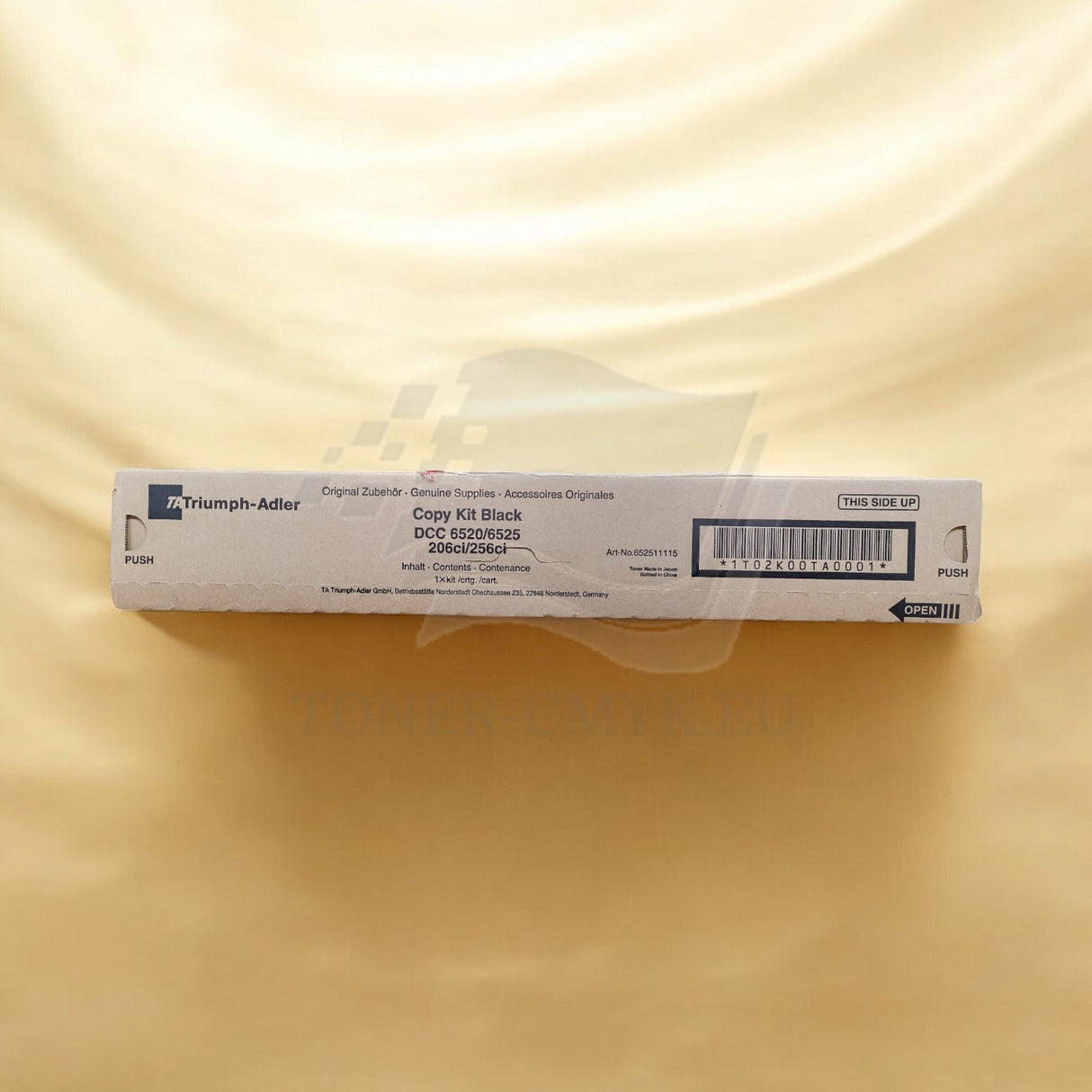 "Originální sada Triumph Adler Black Copy Kit 652511115 DCC-6520 6525 206ci 256ci NEU