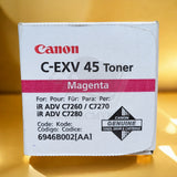 "Toner d'origine Canon C-EXV 45 Magenta 6946B002 iR Adv C7260 C7270 C7280