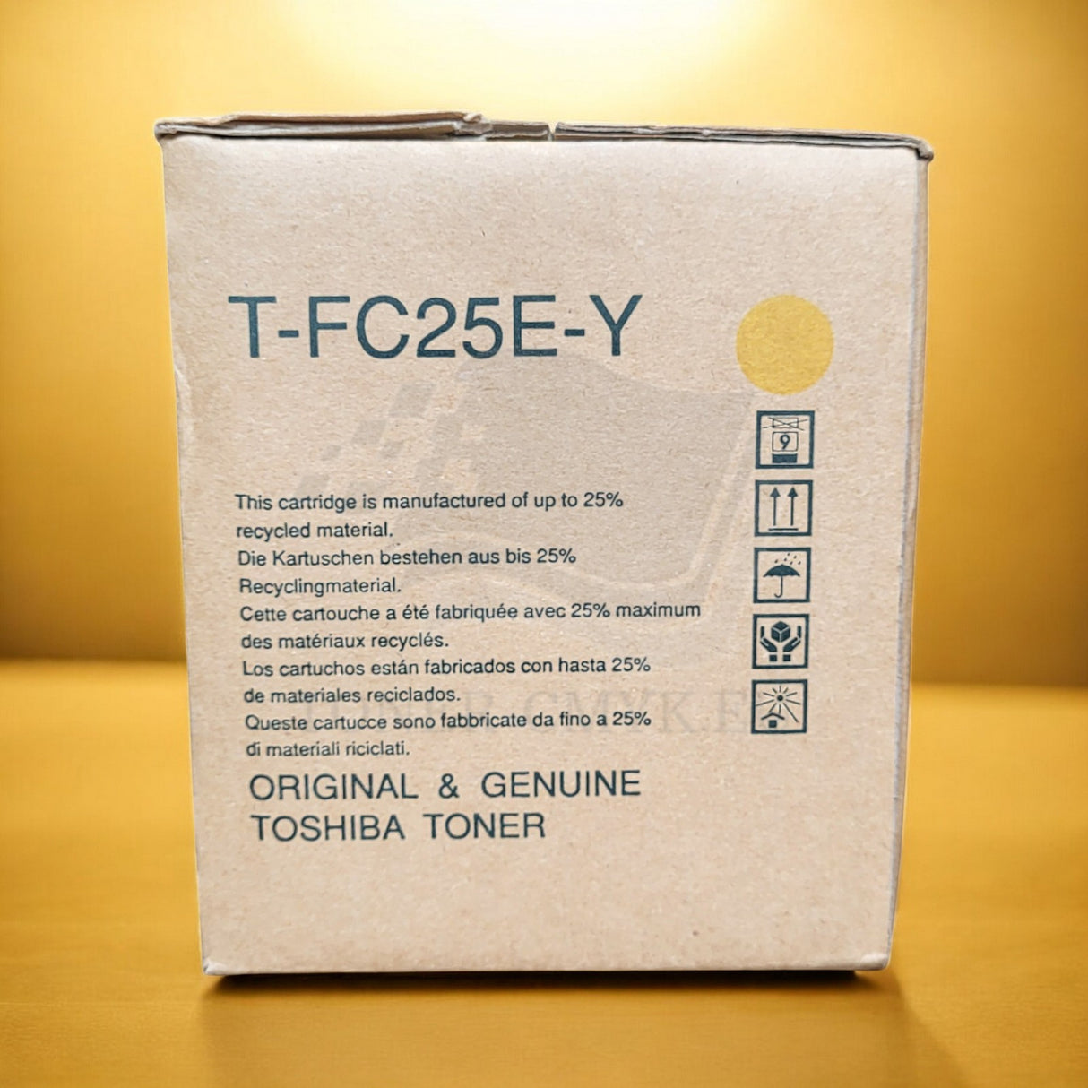 Original Toshiba T-FC25E-Y / 6AJ00000081 Toner Gelb for E-Studio 2040C 2540C 3