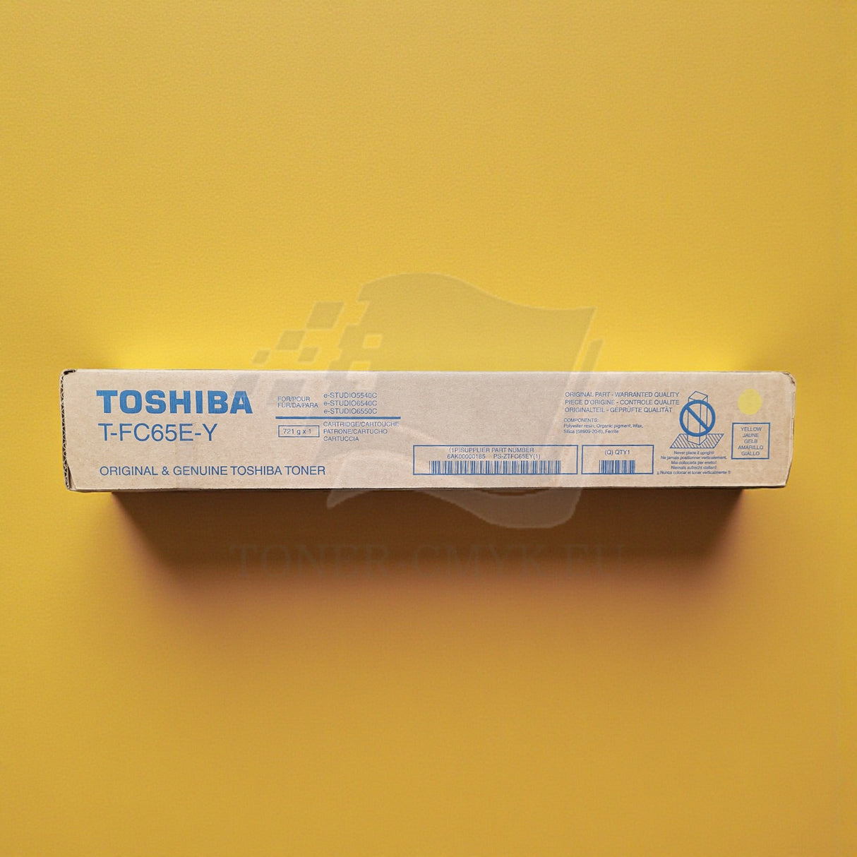''Originální Toshiba T-FC65E-Y / 6AK00000185 toner žlutý (žlutý) pro E-Studio 5540