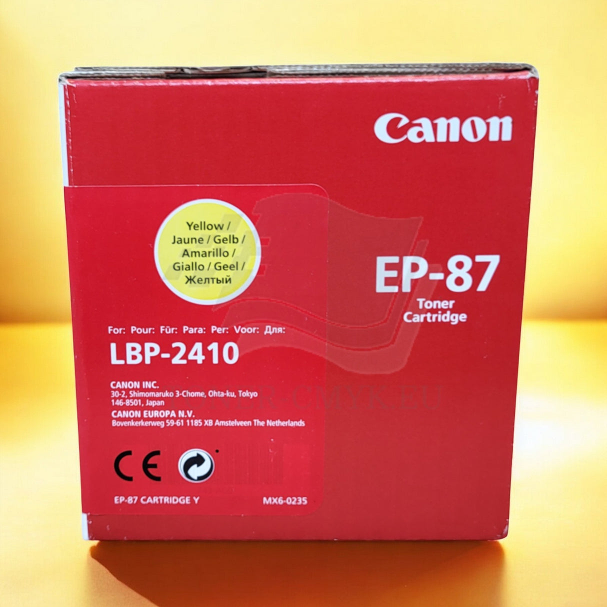 "Originele Canon EP87 Toner Geel 7430A003 voor LBP 2410 LBP 87 NIEUWE OVP