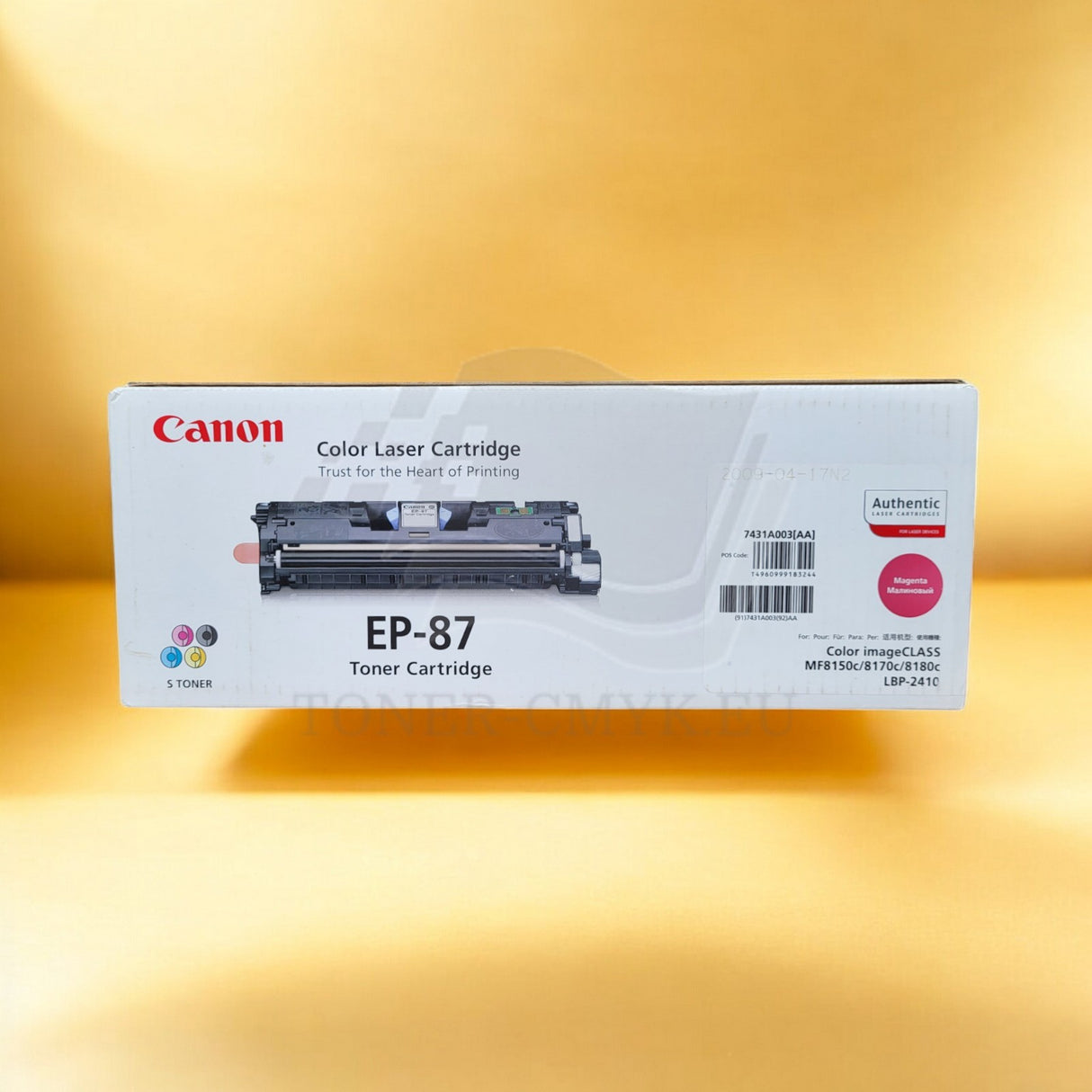 "Originele Canon EP-87 Toner Magenta 7431A003 voor LBP-2410 LBP-87 NIEUWE OVP