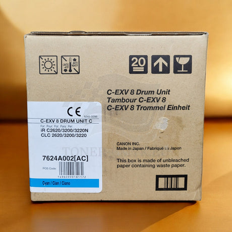 Originele Canon C-EXV8 cyaan drumeenheid 7624A002 imageRunner 3200 3220 NEU