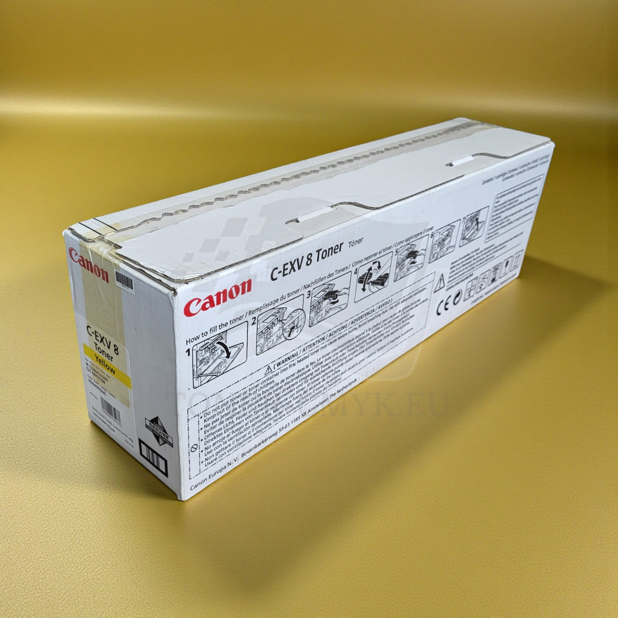 "Originele Canon C-EXV8 Toner Geel 7626A002 voor IR-C 3200 n 3200 3220 n NIEUWE OVP