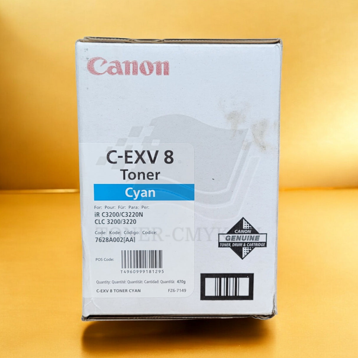 "Originele Canon C-EXV8 toner cyaan 7628A002 IR-C 3200 n 3200 3220 n 3220