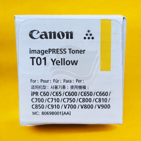 Origineel Canon geel (geel) T01 8069B001 voor IP C60 65 600 650 660 700 710 750