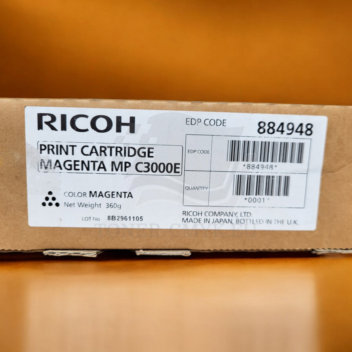 "Original Ricoh Toner Magenta 884948 for MP C3000 2000 2500 NEW OVP