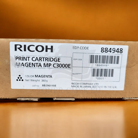 "Original Ricoh Toner Magenta 884948 für MP C3000 2000 2500 NEU OVP