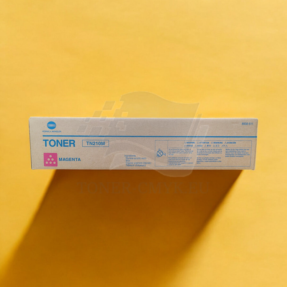 "Echte Konica Minolta TN210M Toner Magenta 8938-511 voor Bizhub C240 ​​C250 C250