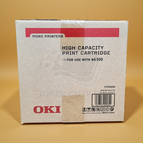 "Original OKI Toner Cartridge Black 09004079 CT350265 für B6300 6300dn
