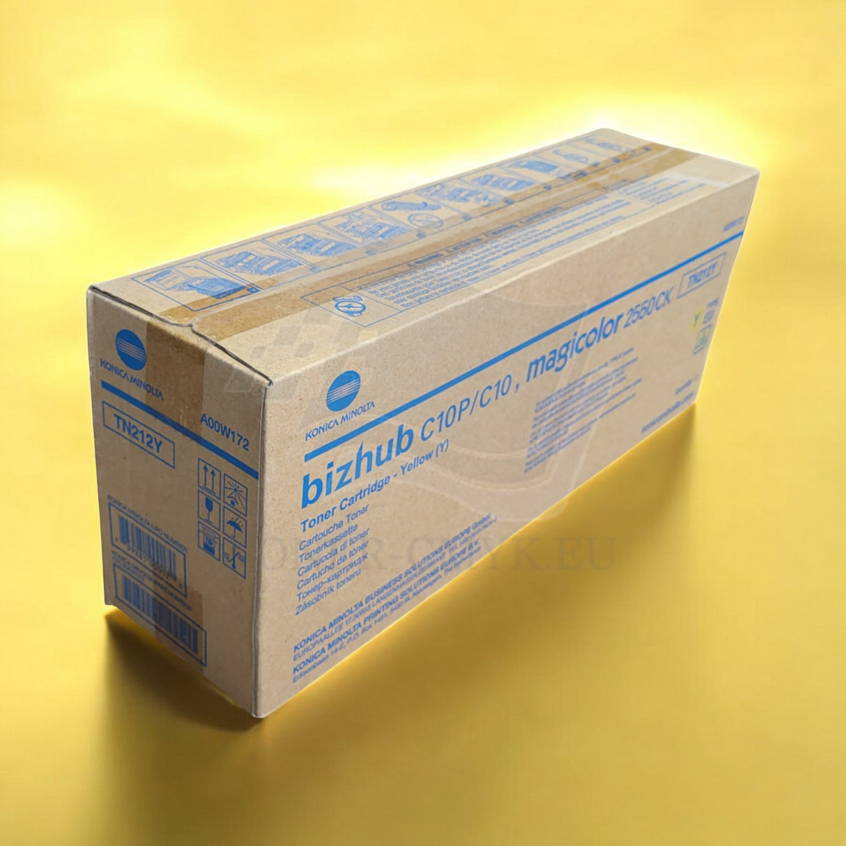 Original Konica Minolta TN212Y Toner Yellow A00W172 for Bizhub C10 C10P