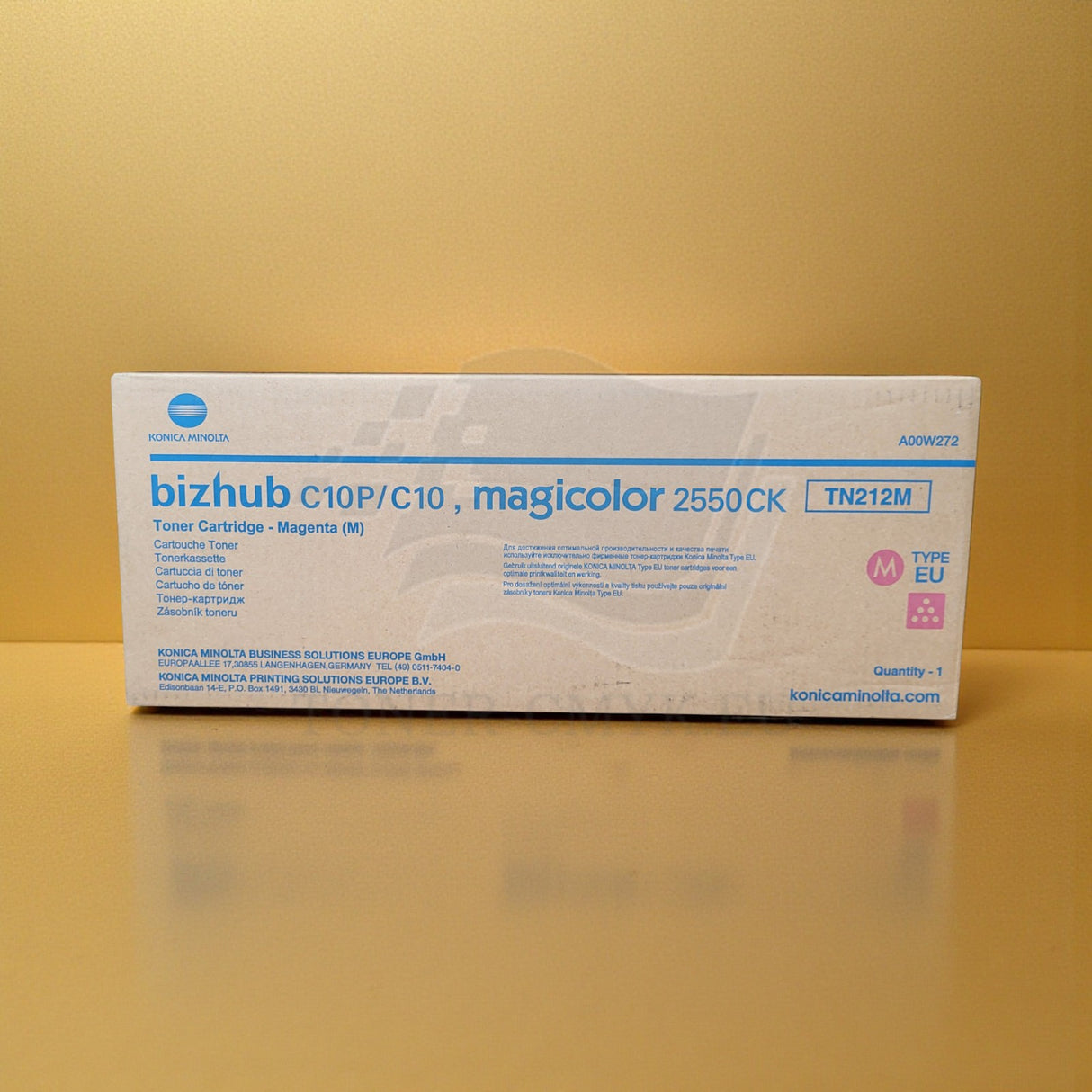 Originální toner Konica Minolta TN212M Magenta A00W272 pro Magicolor 2550 CK