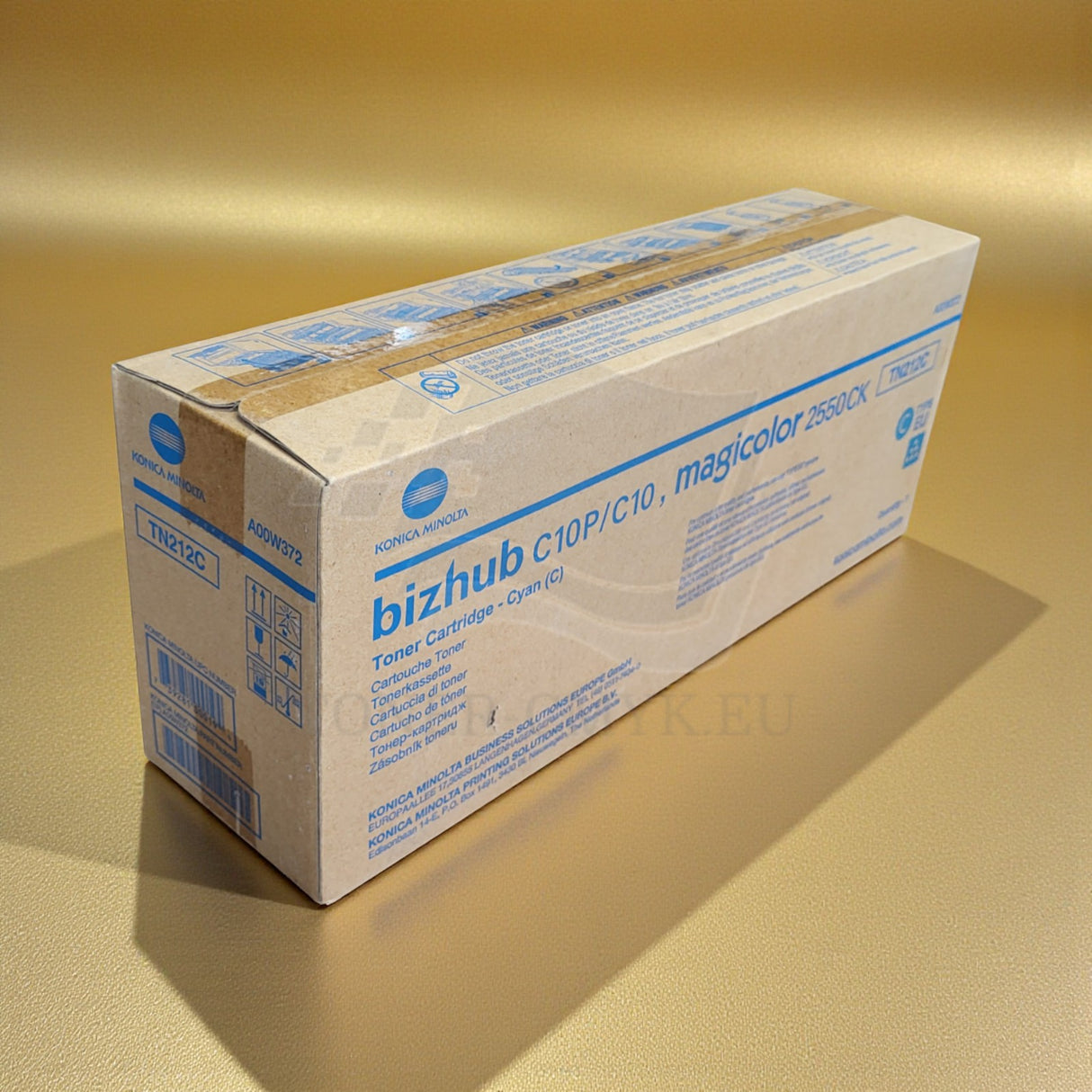 "Originele Konica Minolta TN212C Toner Cyaan A00W372 bizhub C10 C10P