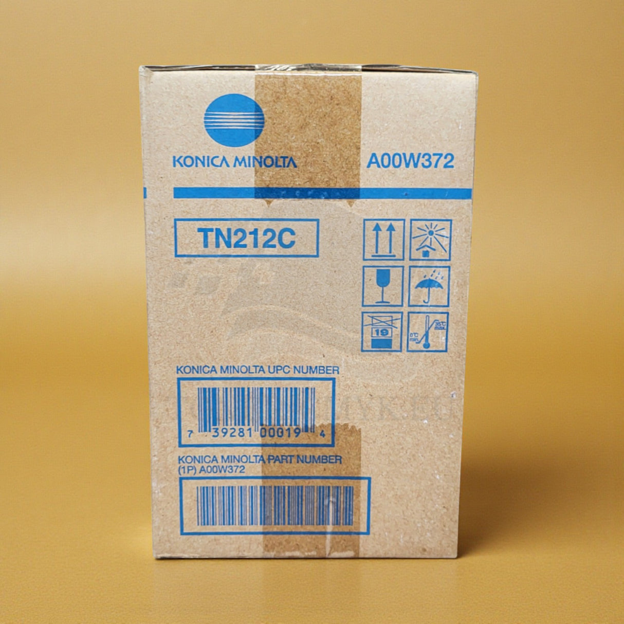 "Originele Konica Minolta TN212C Toner Cyaan A00W372 bizhub C10 C10P
