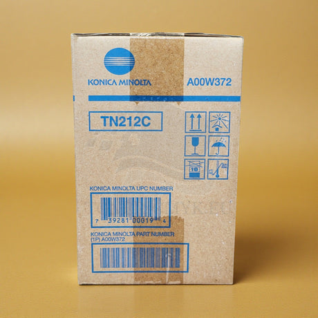 "Original Konica Minolta TN212C Toner Cyan A00W372 bizhub C10 C10P