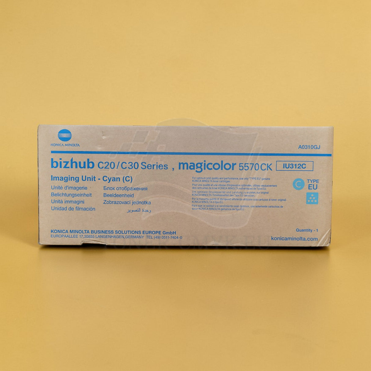 "Original Konica Minolta IU312C Imaging Unit Cyan A0310GJ für Bizhub C20 C30 Ser