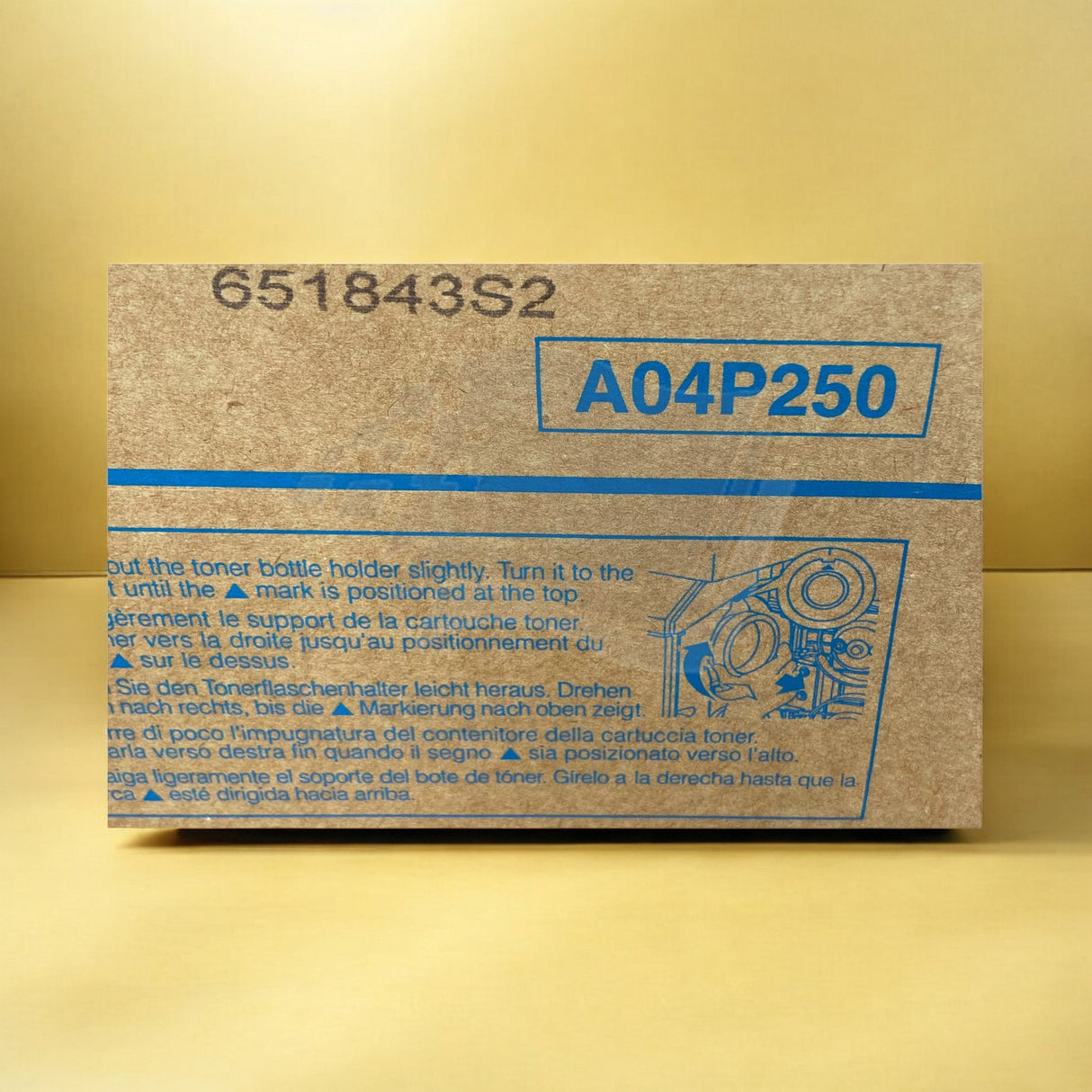 "Originální žlutý toner Konica Minolta TN610Y A04P250 pro Bizhub 5000-6500 NOVINKA^
