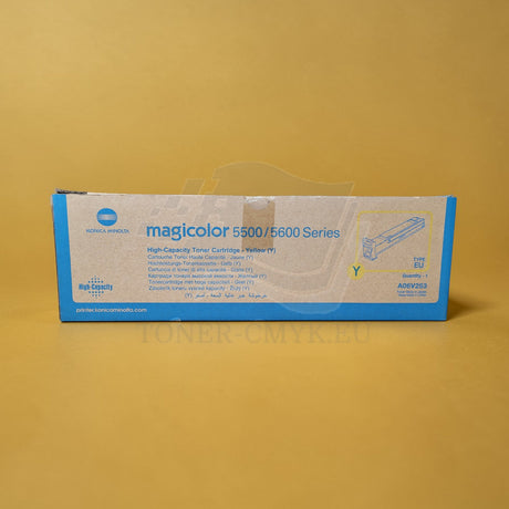 Originální žlutý toner Konica Minolta A06V253 Magicolor 5500 5600 NEU OVP