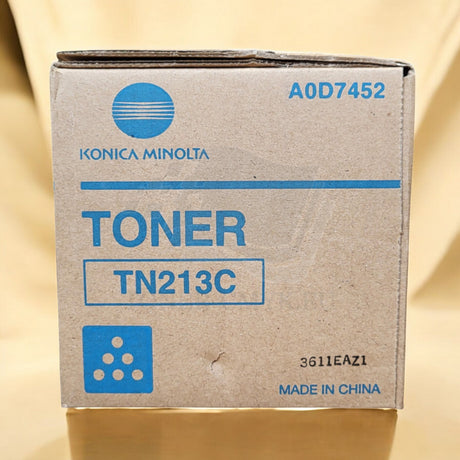 "Originele Konica Minolta TN213C Toner Cyaan A0D7452 voor Bizhub C203 C253 NIEUW