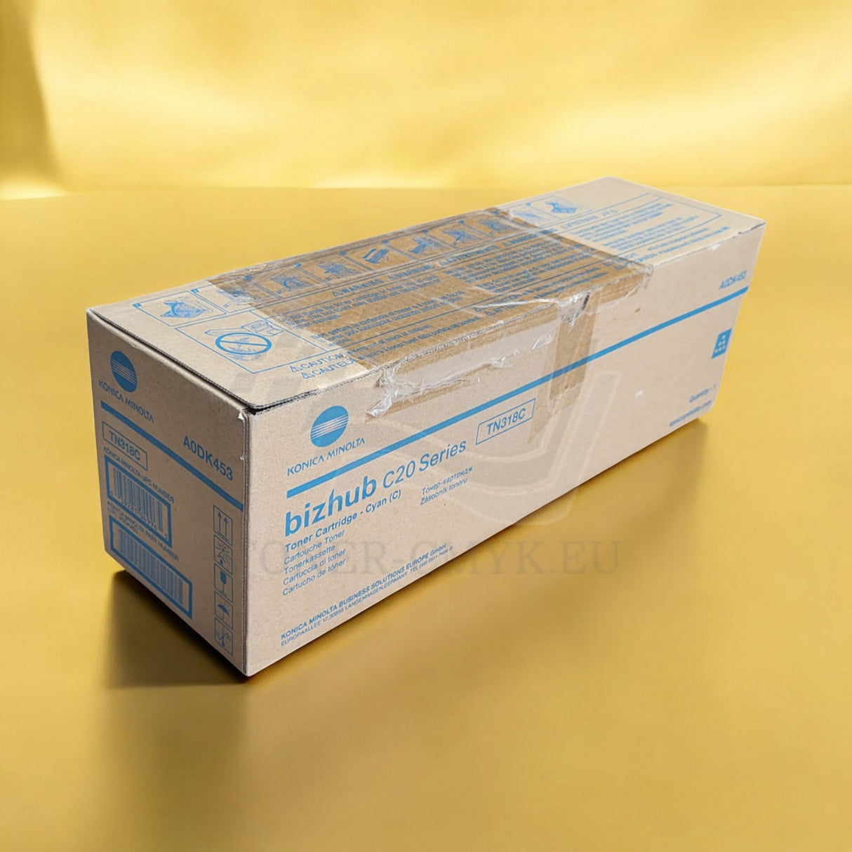 Originele Konica Minolta TN318C Toner Cyaan A0DK453 Bizhub C20 C20P C20PX NEU OVP