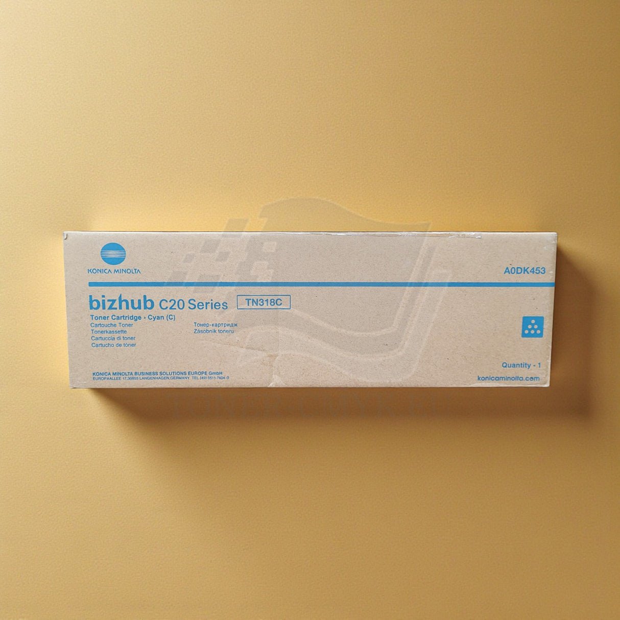 Originele Konica Minolta TN318C Toner Cyaan A0DK453 Bizhub C20 C20P C20PX NEU OVP