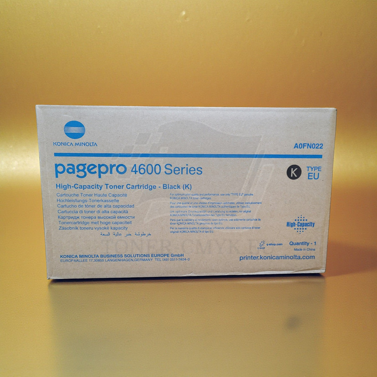 Originele Konica Minolta zwarte (zwarte) toner A0FN022 voor PagePro 4600 4650 Ser