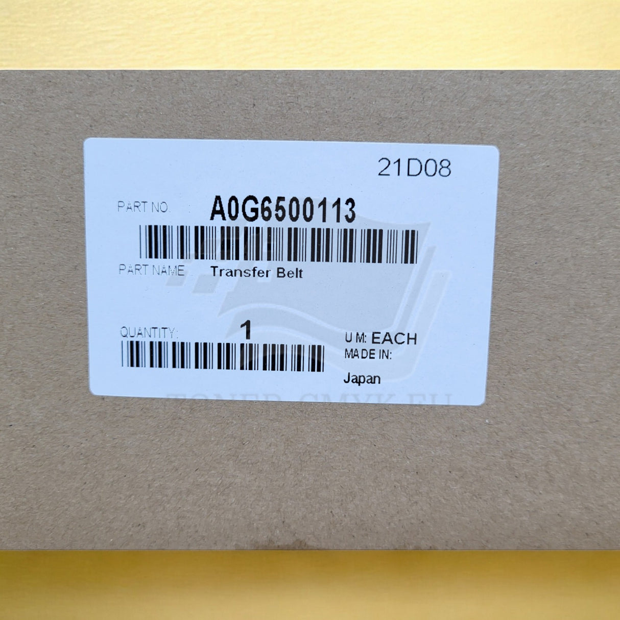 "Originální přenosový pás Konica Minolta A0G6500113 Bizhub PRO 951 1051 1052 1200