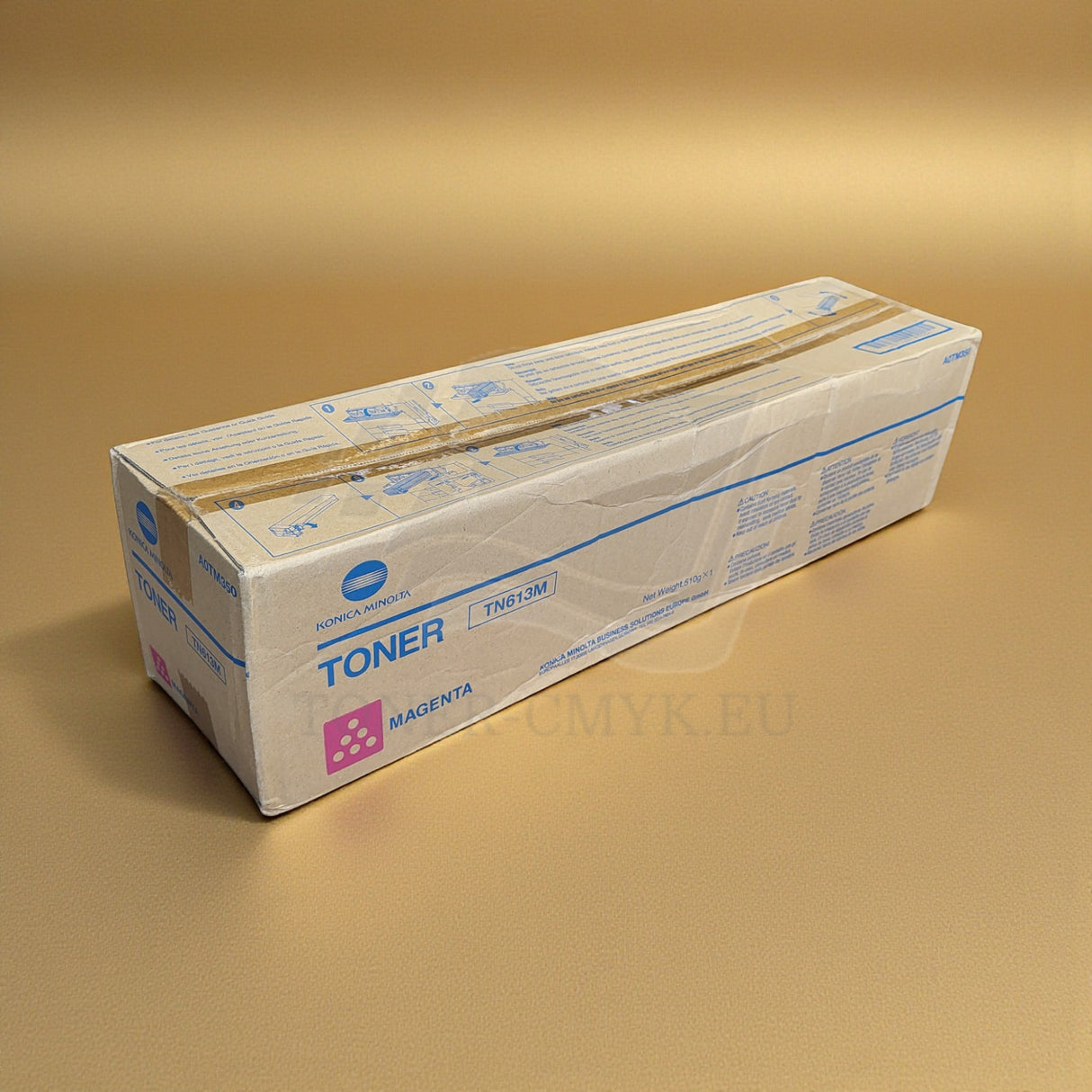 Originální toner Konica Minolta TN613 Magenta A0TM350 pro Bizhub C552
