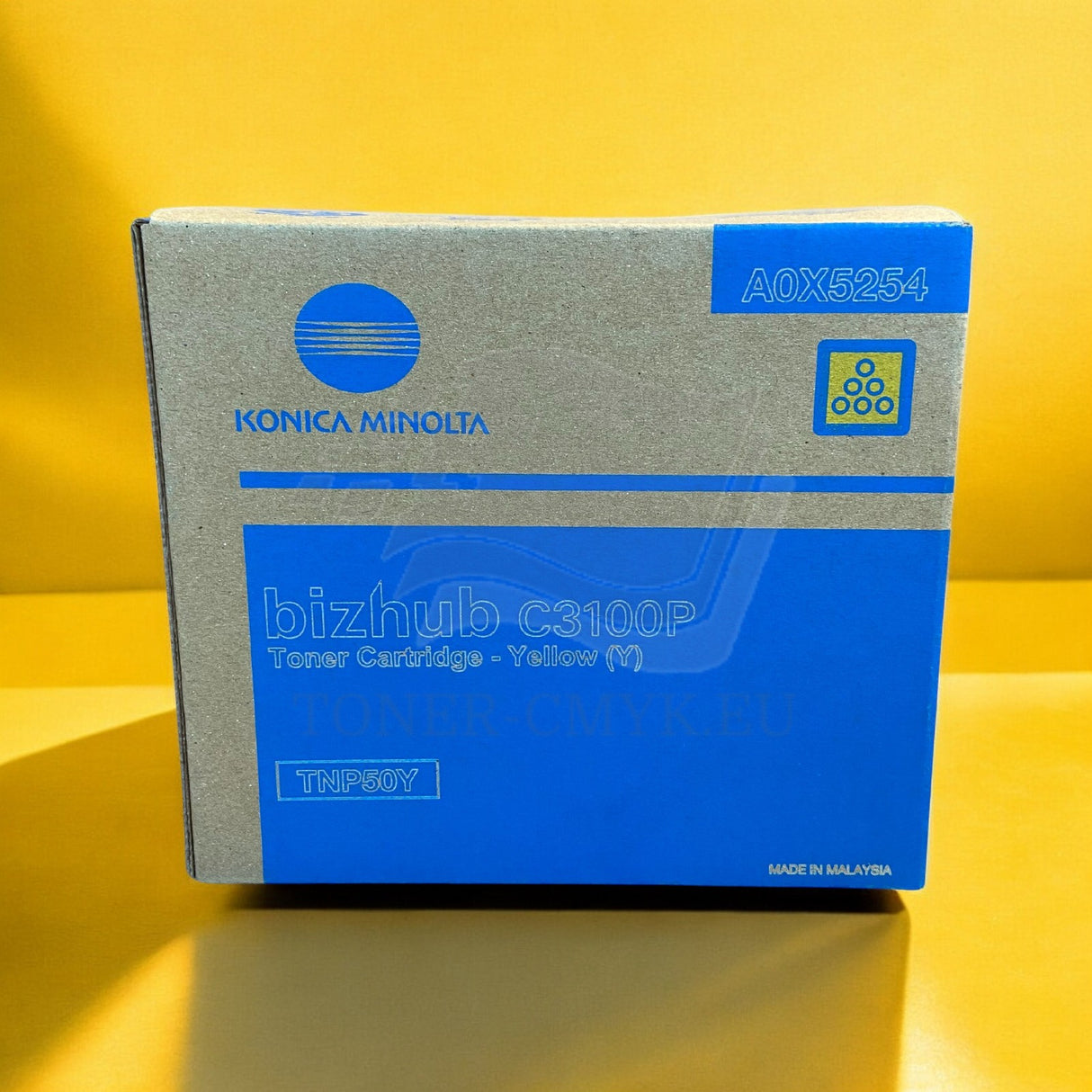 "Originální žlutý toner Konica Minolta TNP-50Y A0X5254 pro Bizhub C3100 P NOVINKA ^