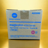 Original Konica Minolta TNP-18M Toner Magenta A0X5350 for Magicolor 4700-4750