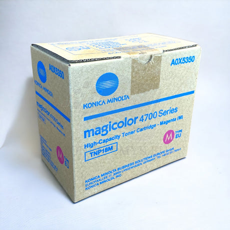 Original Konica Minolta TNP-18M Toner Magenta A0X5350 for Magicolor 4700-4750