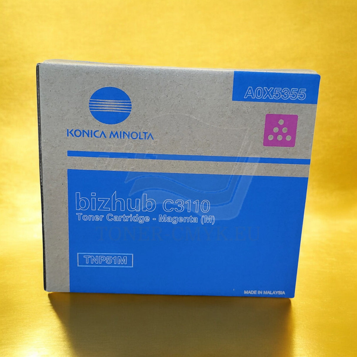 Originální toner Konica Minolta TNP-51M Magenta A0X5355 pro Bizhub C3110P NEW OVP