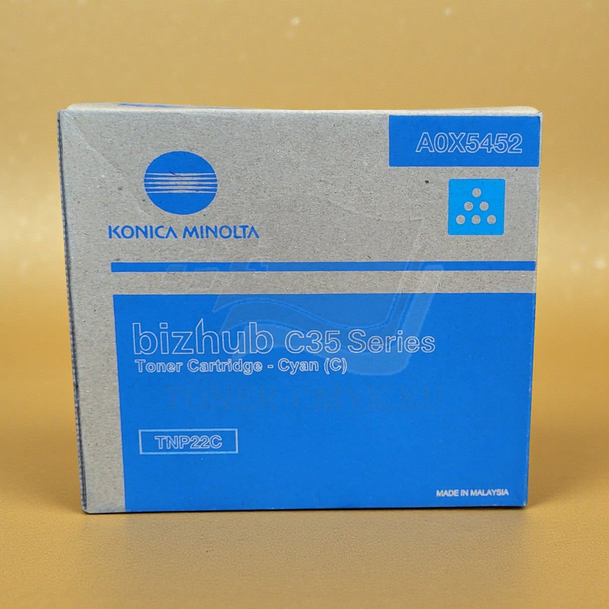 Original Konica Minolta TNP22 Toner Cyan f. bizhub C35 A0X5452 NEU OVP