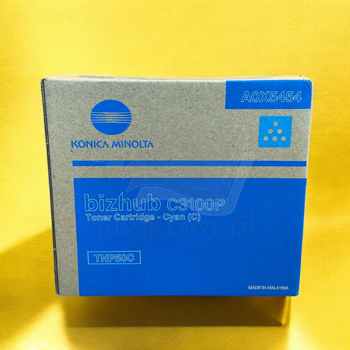 "Originální toner Konica Minolta TNP-50C azurový A0X5454 pro Bizhub C3100P NOVÉ OVP^
