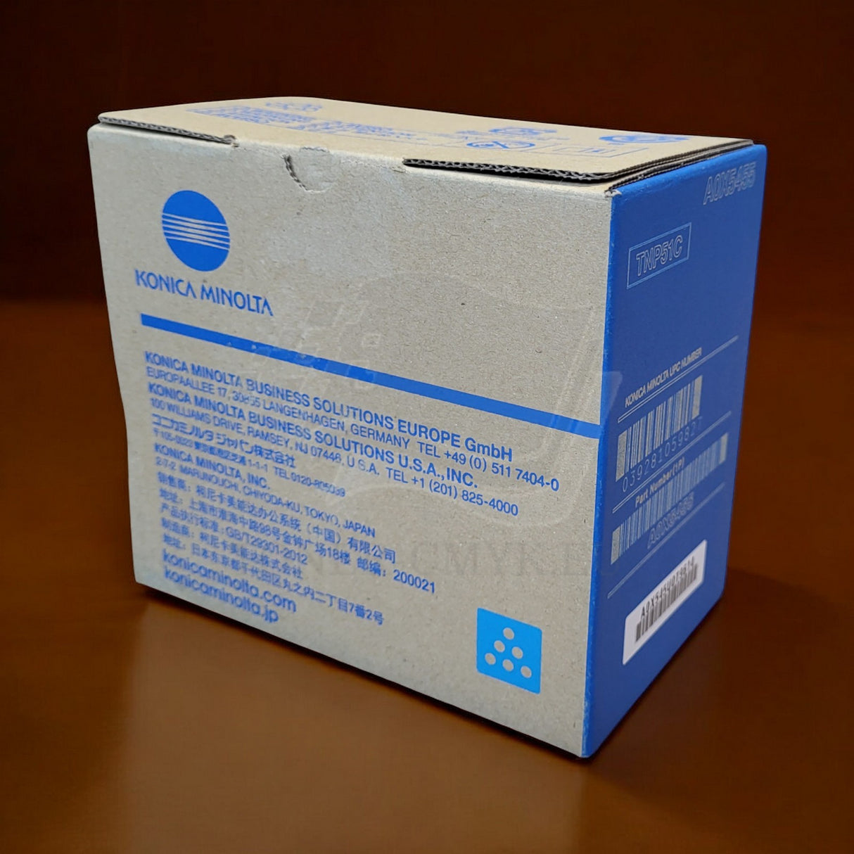"Originální toner Konica Minolta TNP-51C azurový A0X5455 pro Bizhub C 3110 P NEW OVP