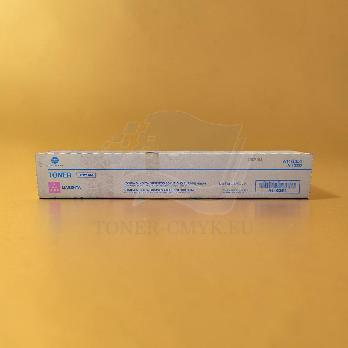"Echte Konica Minolta TN216M Toner Magenta A11G351 voor Bizhub C220 C280