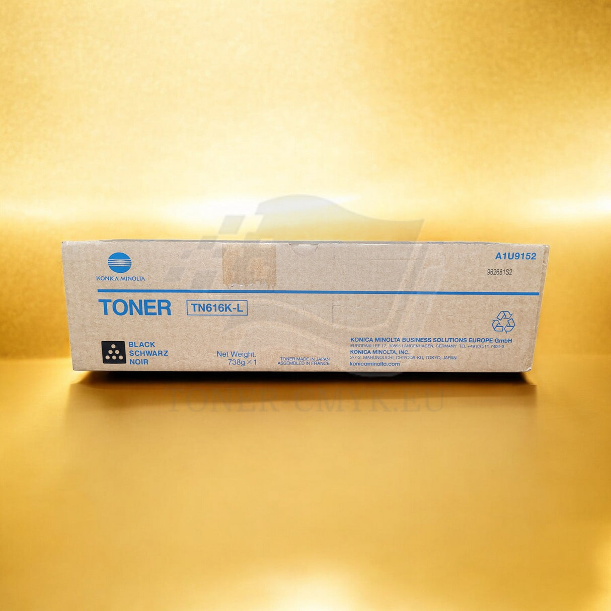 "Originele Konica Minolta TN616-L Toner Zwart A1U9152 Bizhub Pro C 6000 NEU OVP