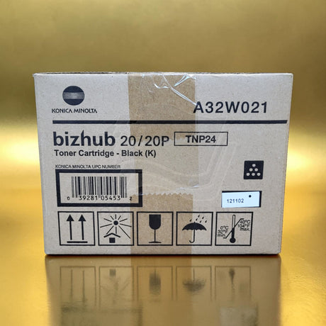 Originální toner Konica Minolta TNP24 černý A32W021 Bizhub 20 P NEU OVP