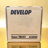 "Original DEVELOP TN322 Toner Noir A33K0D0 pour Ineo 224e 284e 364e NOUVEAU OVP