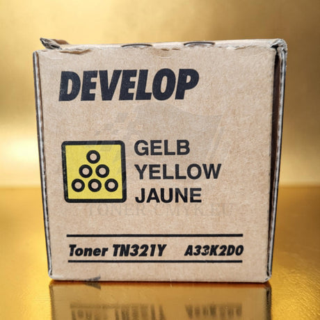 "Original Develop TN-321 Toner Jaune A33K2D0 Ineo + 224 284 364