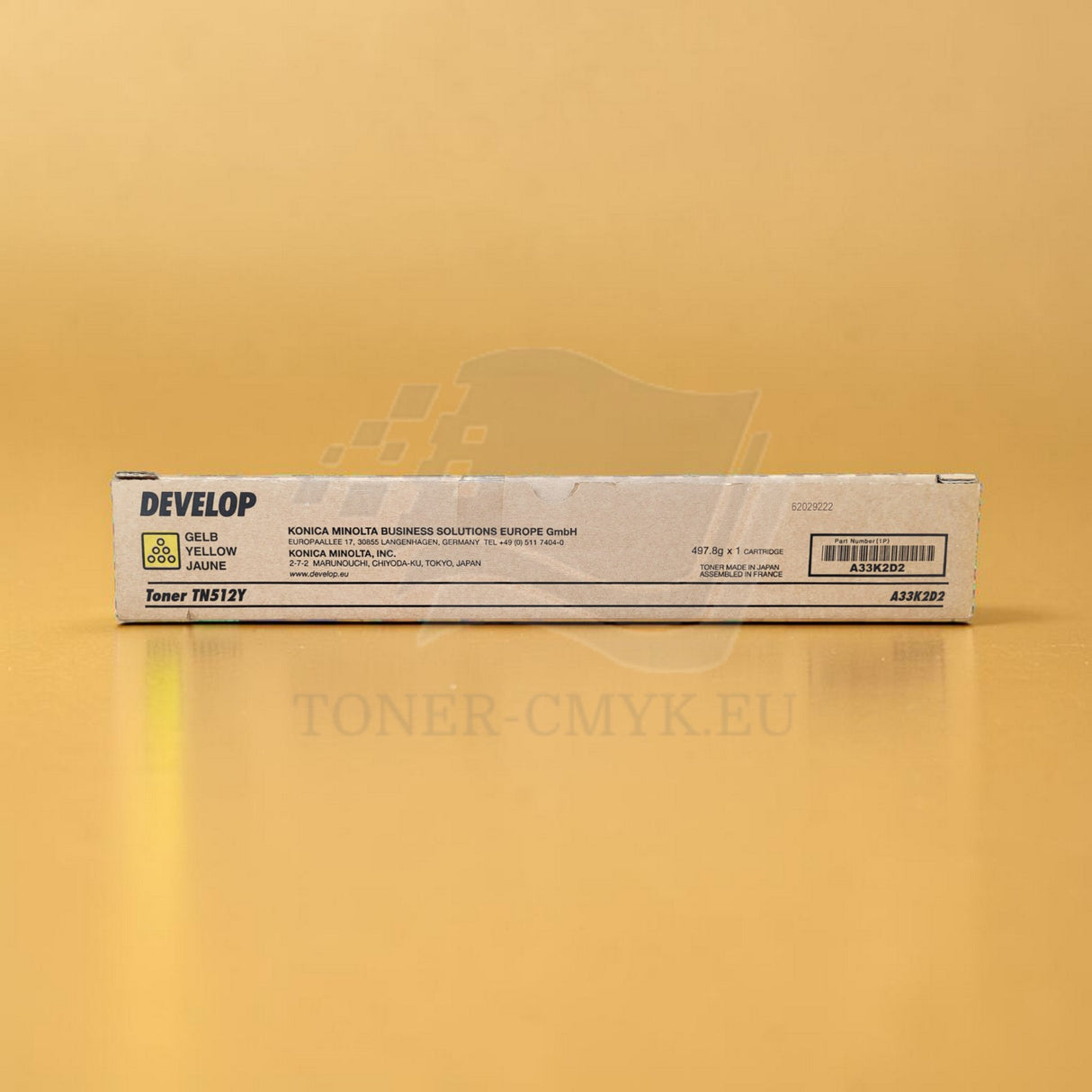 "Original Develop TN512Y Toner Jaune A33K2D2 pour Ineo + 454 554 454 e 554 e