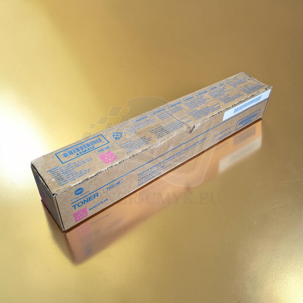 Originální toner Konica Minolta Magenta TN512M A33K352 Bizhub C454E C554E
