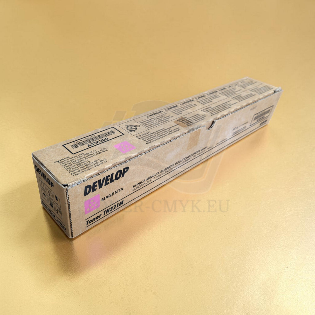 Originální purpurový toner Develop TN321M A33K3D0 pro Ineo Plus 224 284 364 NOVÝ OVP