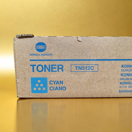 Originální toner Konica Minolta TN512C azurový A33K452 pro Bizhub C 454 554 NOVINKA OVP