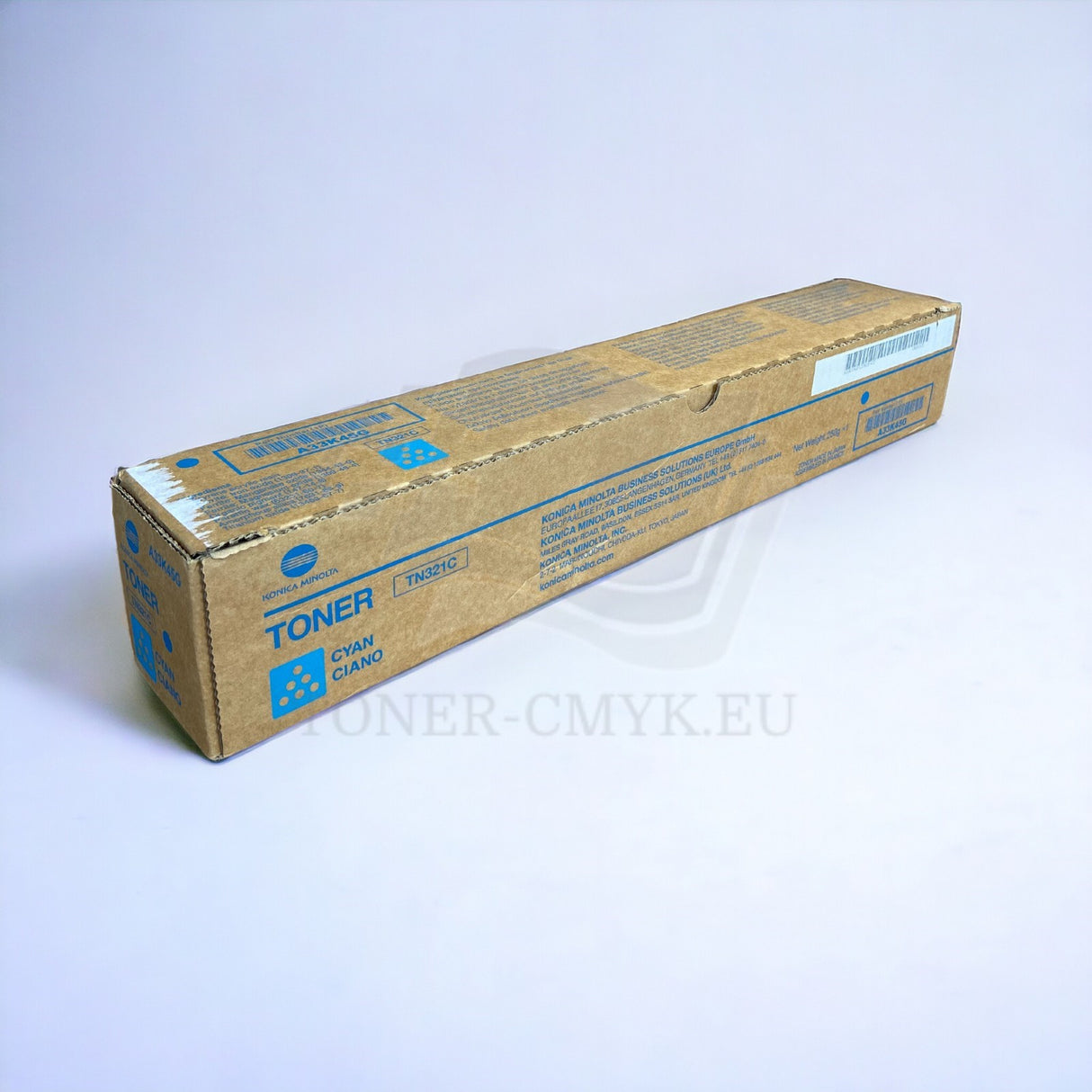 Original Konica Minolta TN321 Toner Cyan A33K45G für Bizhub C224 284 364 NEU